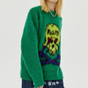 Knitted Mohair Pullover Sweater