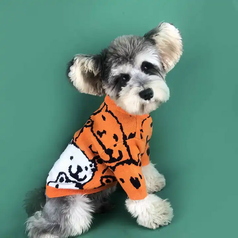 Round Neck Knitting Pet Sweater