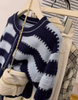 Slouchy Women\'s Striped Sweater