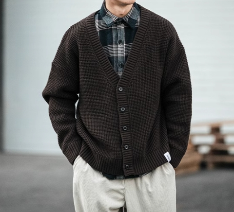 Men's V-Neck Trendy Sweater