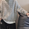 Boys\' Gray Sweater Coat