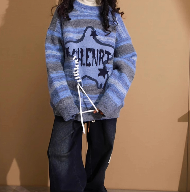 Girl's Mid-length Pullover Sweater