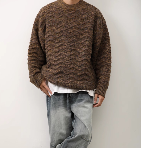 Men's Vintage Crew Neck Sweater