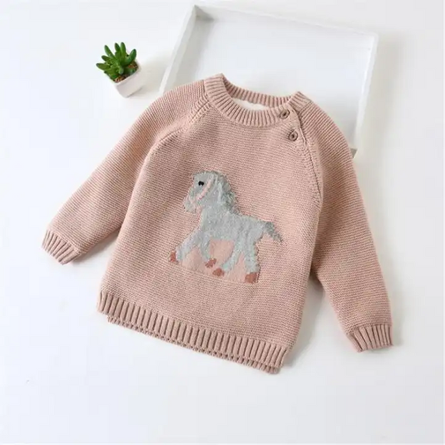 Cotton Chunky Knitted Baby Sweaters