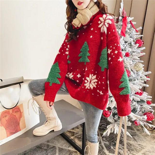 Vintage Unisex Knitted Christmas Sweaters