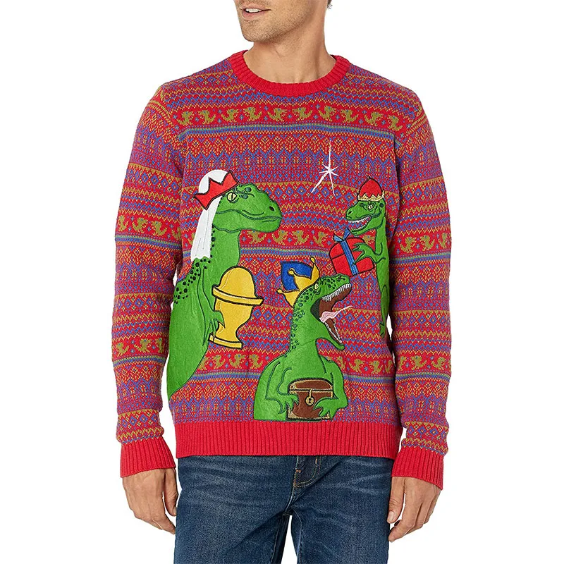 Men Long Sleeve Mens Ugly Christmas Customize Men Sweater