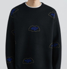 Men\'s Black Jacquard Sweater