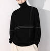Men\'s Black Turtleneck Sweater