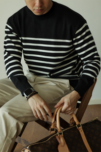Men's Long Sleeve Vintage Sweater