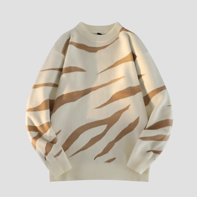 Men's Leopard Print Sweater