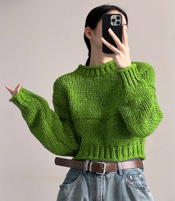 Twisted Thickened Women's Sweater