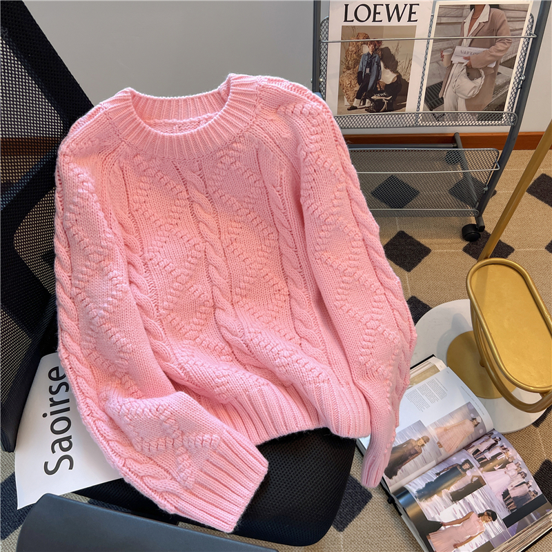 Twisted Pullover Sweater for Women