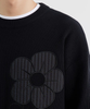 Men\'s Floral Embroidered Sweater
