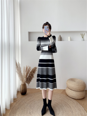 Ladies Sweater Long Dress