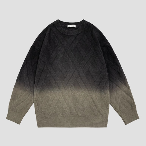 Men's Gradient Vintage Sweater
