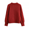 Christmas Crew Neck Sweater Red