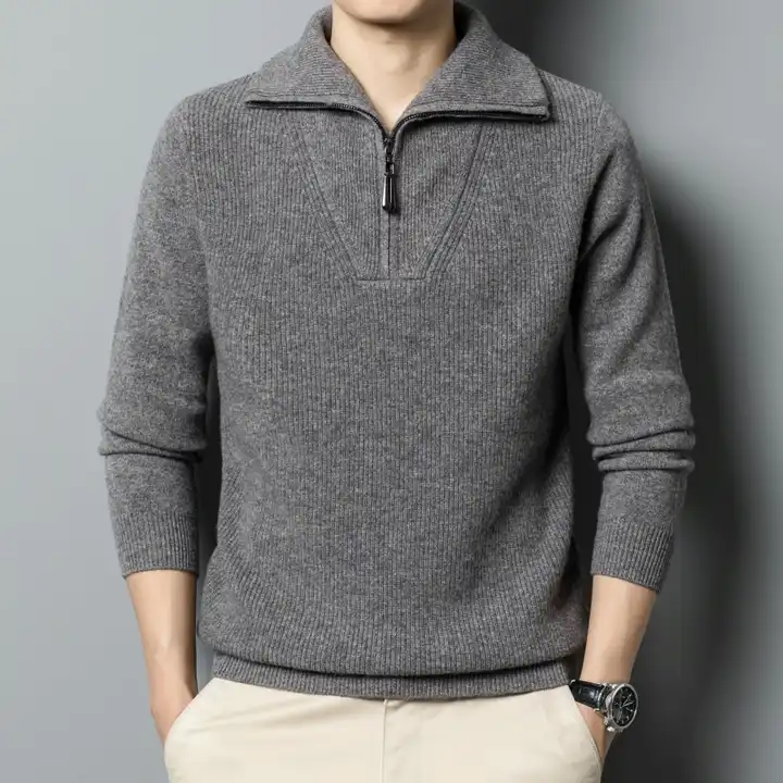 Cashmere Pullover Sweater Men's