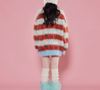Striped Colorblock Christmas Sweater