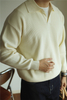 Men\'s Long Sleeve Lapel Sweater