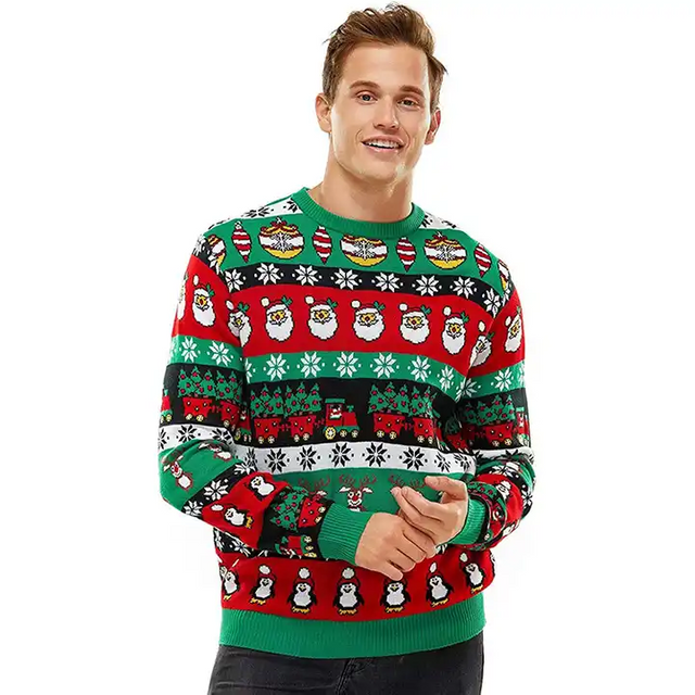 Plus Size Knit Ugly Custom Christmas Sweater