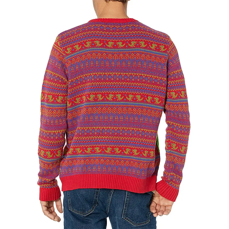 Men Long Christmas Sweater Customize Men Sweater