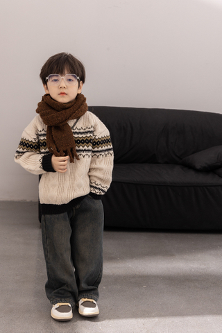 Boys' Vintage Pullover Sweater