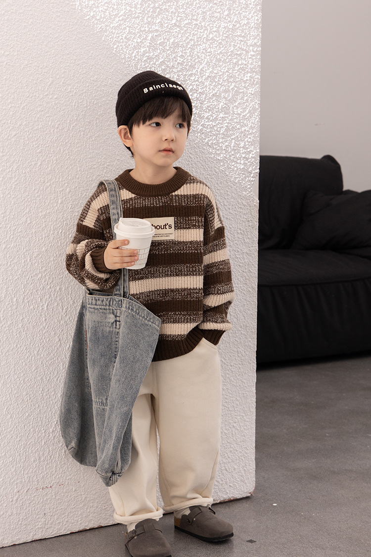 Kids' Vintage Striped Sweater