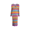 Colorful Striped Knitted Dress