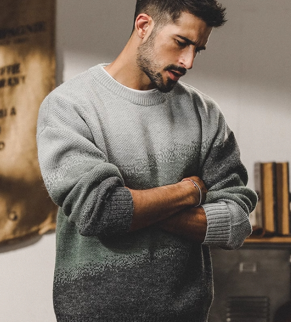 Men's Gradient Sweaters
