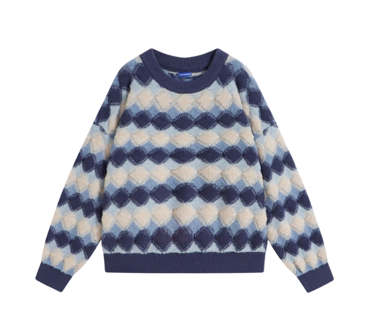 Women's Colorblocked Vintage Sweater