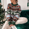 Christmas Knitted Pullover Long Sleeve Sweater
