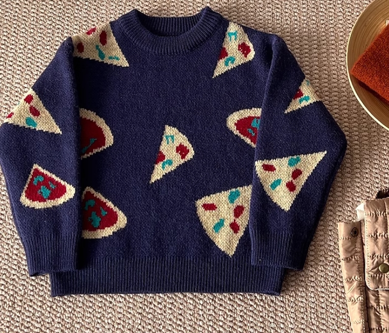 Children's Slouchy Knit Sweater details