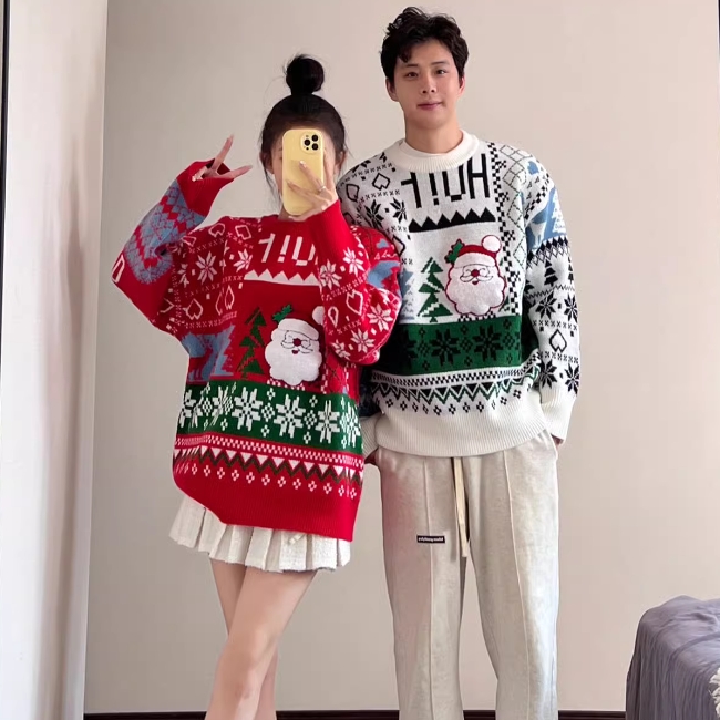 Χριστουγεννιάτικο πουλόβερ για ζευγάρι