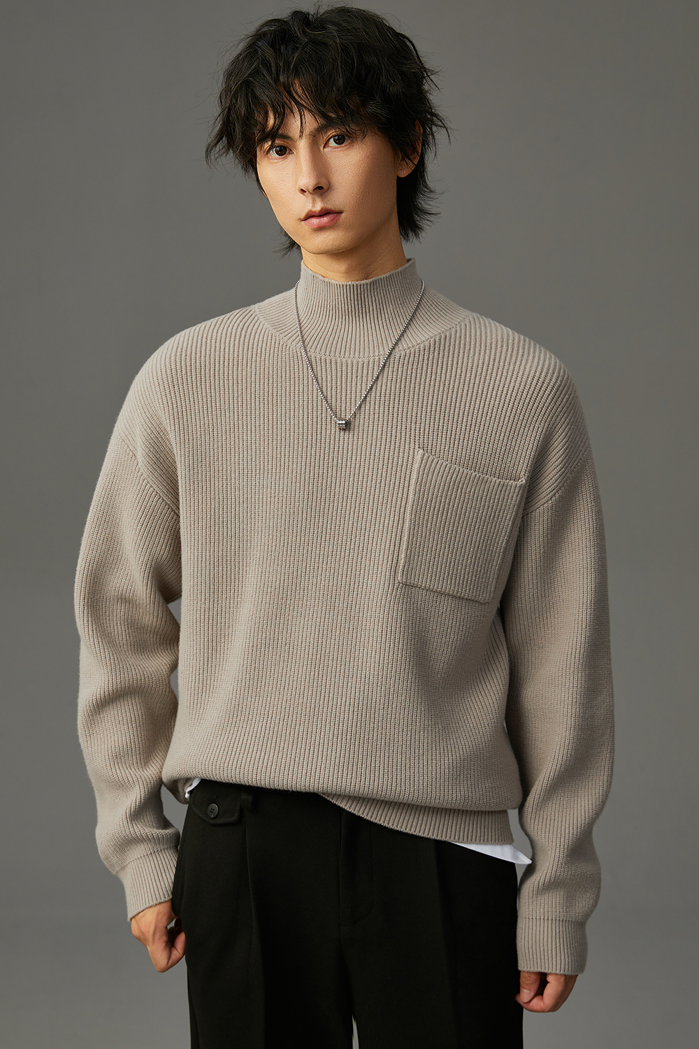 Designer Men's Sweater off white