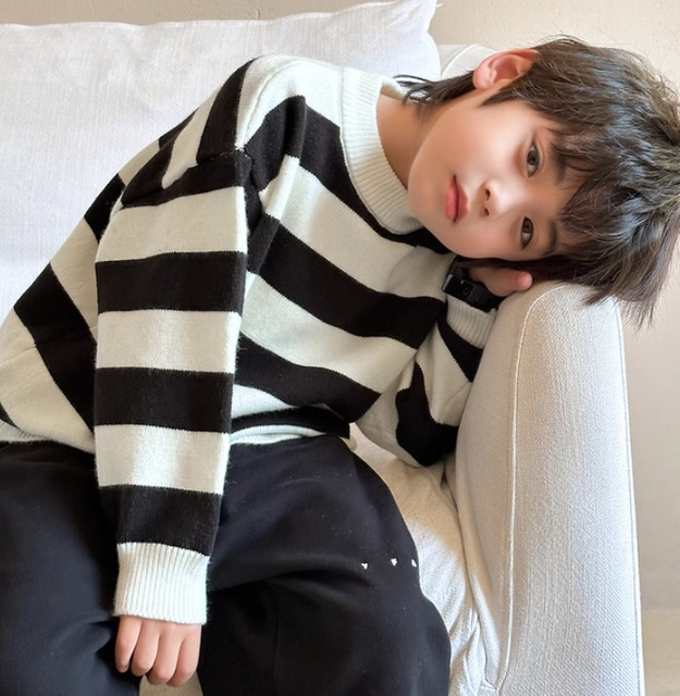 Kids' Striped Pullover Sweater