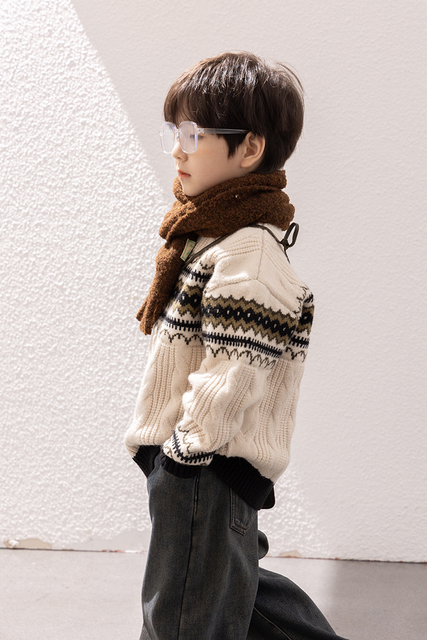 Boys' Vintage Pullover Sweater