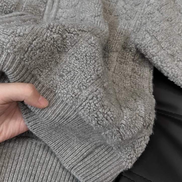 Boys' Gray Sweater Coat