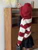 Children\'s Knitwear Hooded Striped Sweater