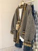 Vintage V-Neck Sweater Cardigan for Women