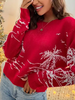 Women Red Sweater Christmas