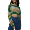 Sexy Stripes Knitted Pullover Sweater