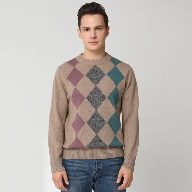 Knitted Cashmere Sweater Crewneck