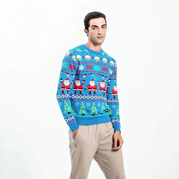 Christmas Jacquard Sweater for Man