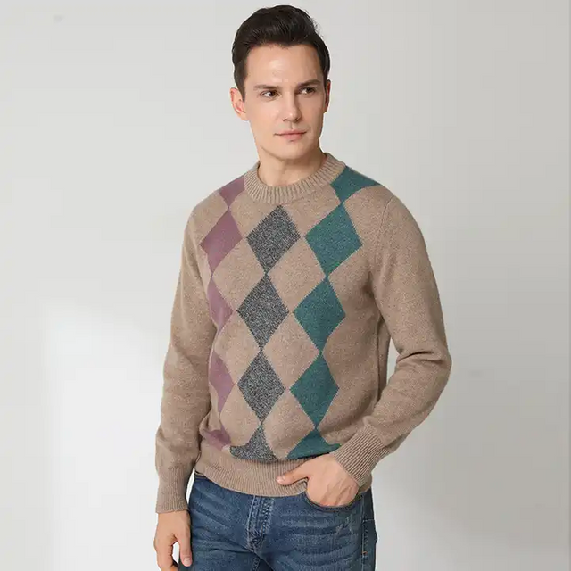 Knitted Cashmere Sweater Crewneck