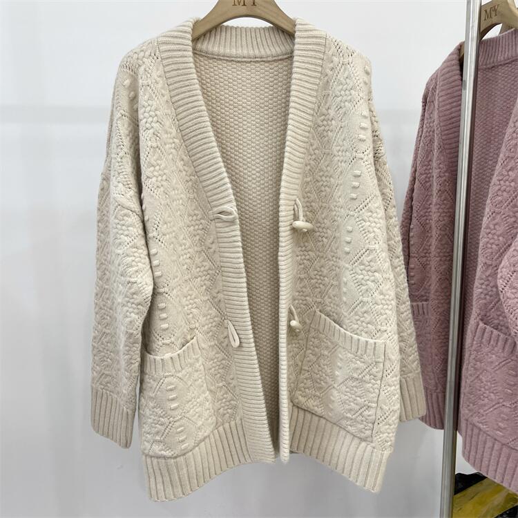 Solid Mid-Length Sweater for Women