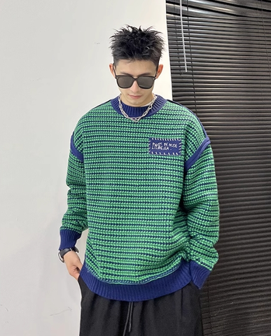 Men's Striped Casual Sweater