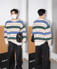 Men\'s Stripe Loose Sweater
