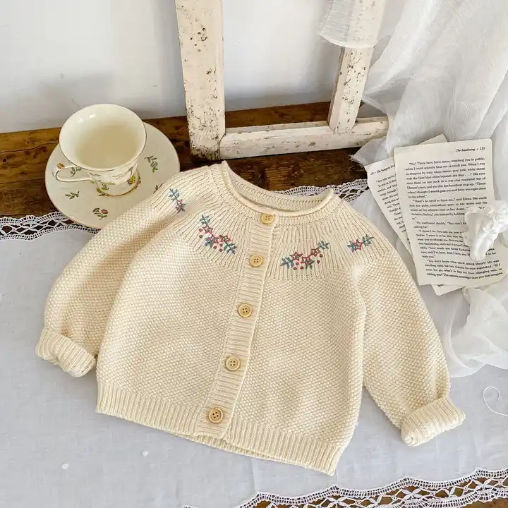 Kids Cardigan Knitted Sweater