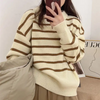 Striped Long-sleeved Sweater