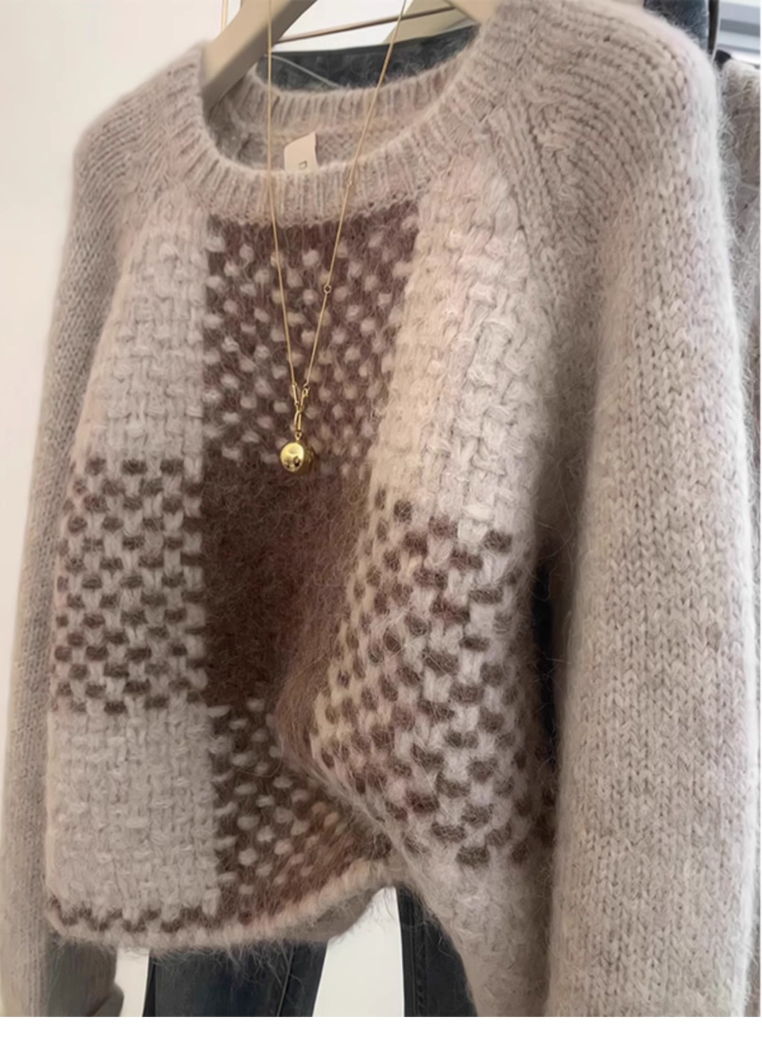 Ladies Loose Pullover Sweater